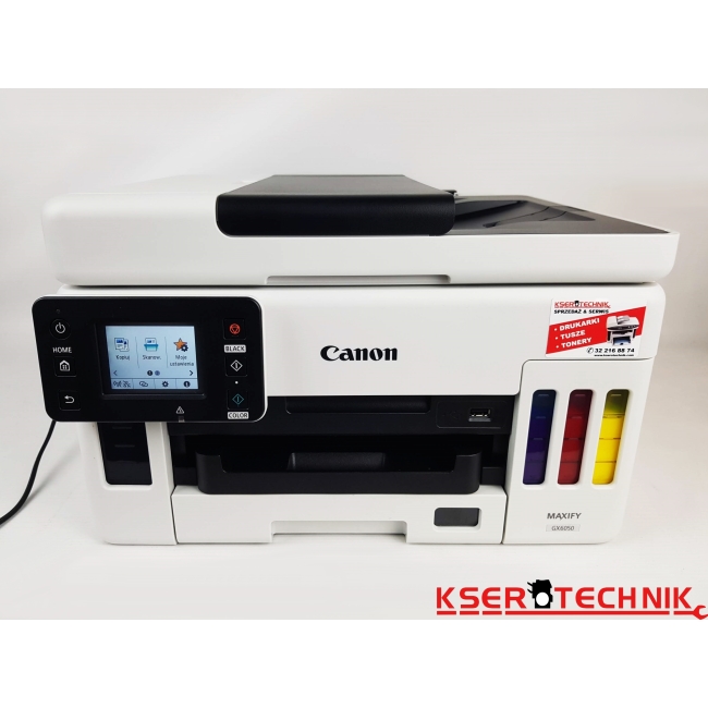 Urządzenie Wielofunkcyjne Drukarka Ksero Skaner Canon MAXIFY GX6050